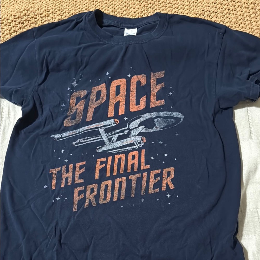 Space Themed Navy T-Shirt